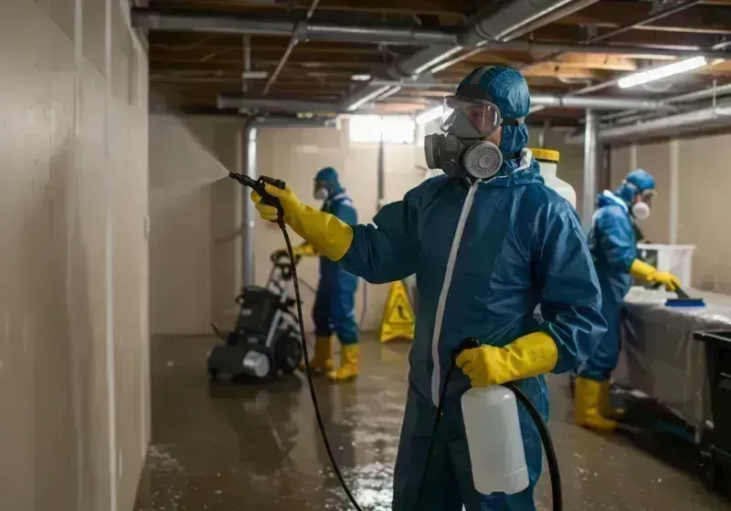 Basement Sanitization and Antimicrobial Treatment process in Colfax, CA